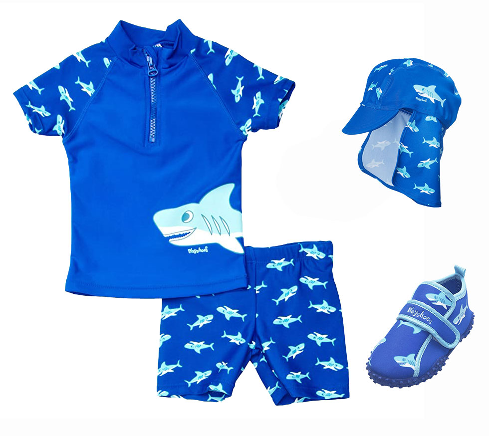 Детски бански за момчета в Акула 4, PLAYSHOES